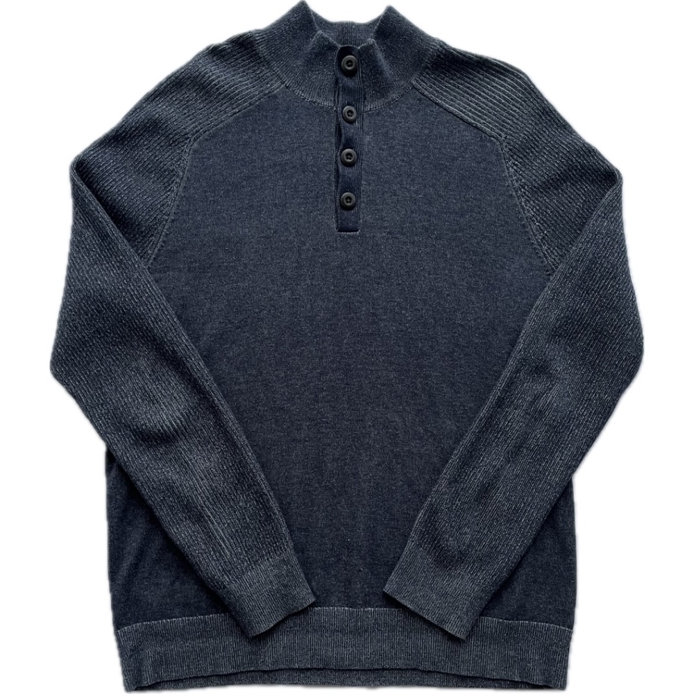 EUC Express Mock Neck Knit Sweater Men's L Excellent Condition